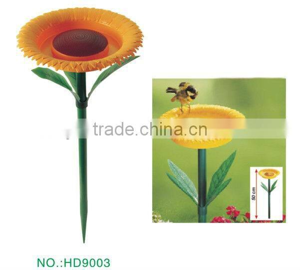 Deluxe sunfolower bird bath