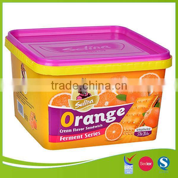 wholesale IML plastic cookie container