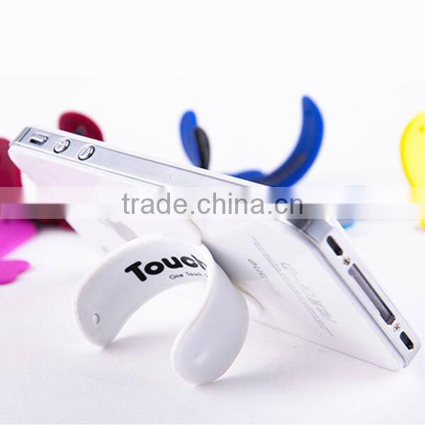 General Usage Touch U Silicone Mobile Stand for Apple iPhone, SAMSUNG, Blackberry, HTC, etc