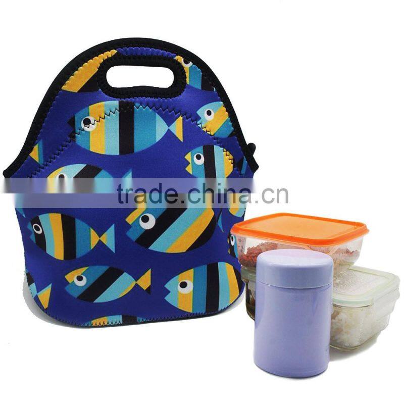 2017 eoprene wholesale lunch cooler bag thermal lunch box bag for kids