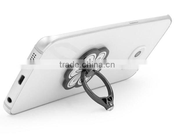 Universal 360 Degree Flower Shape Metal Smartphone Finger Stand Holder