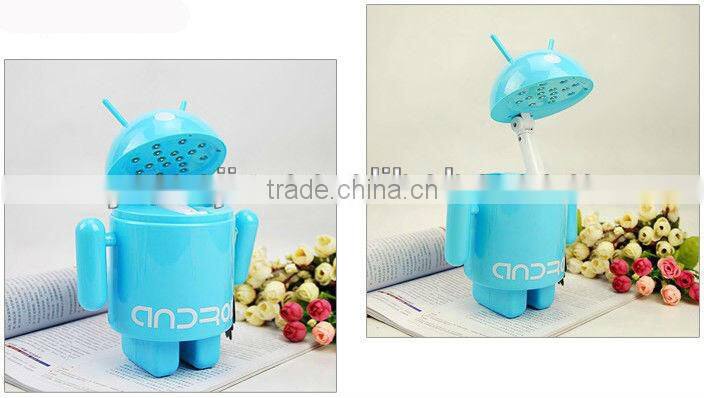 Supply fashion Robot 16LED folding rechargeable table lamp