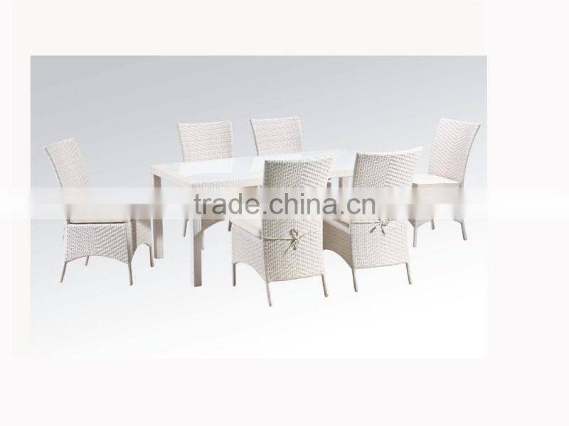 6 Seater Glass Top Dining Table