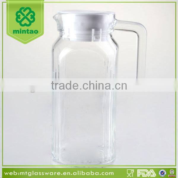 Retailer Handmade 1Liter GLass Pitcher,fruit infusion pitcher