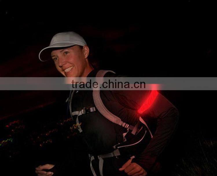 Cheap wholesale personalized outdoor sport safety red light leg arm led armband for running