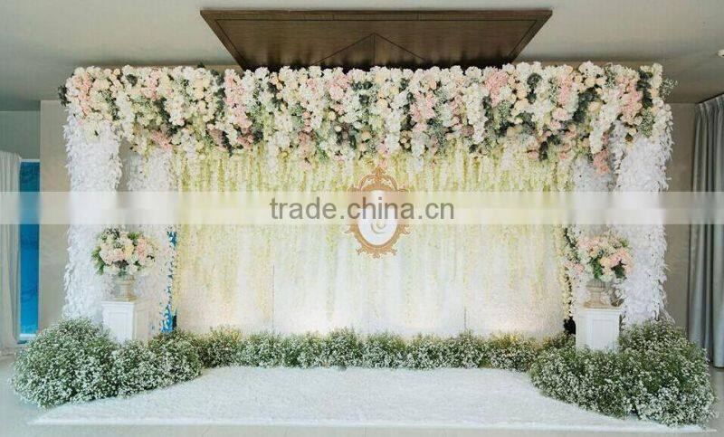 artificial flower wholesale,wedding stage artificial wisteria flower for sale