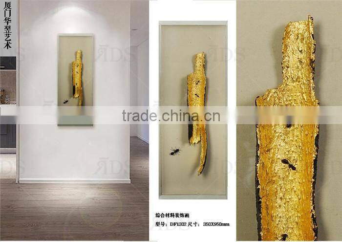 Framed handmade art minds wood crafts for home decoration