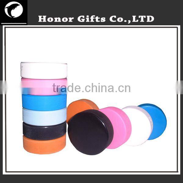 Rubber Custom Logo Printing Ice Hockey Puck