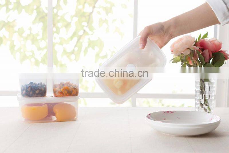 Superimposed flip-open cover food crisper