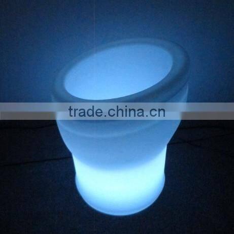 LED plastic square bucket ice bucket foot control wringer bucket