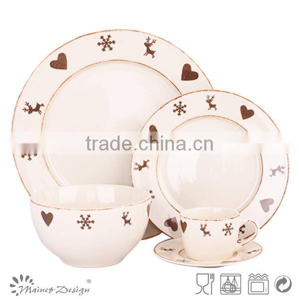 20 china dinnerware,High quality christmas and thanksgiving dinnerware sets