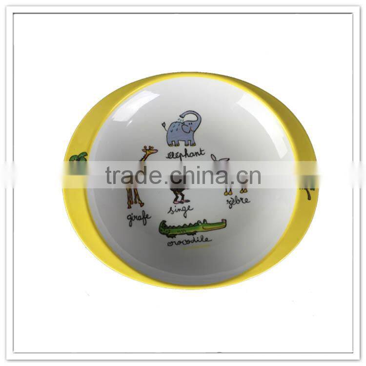 5inch Elephant & animal printed Food safety 100% melamine 6inch kid's lunch bowl