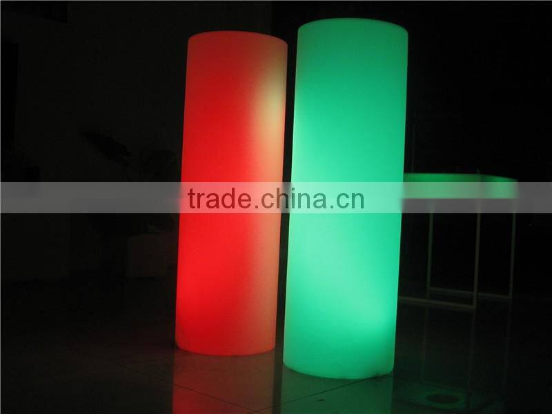 Wireless remote control lighting led column pillar for party decoration