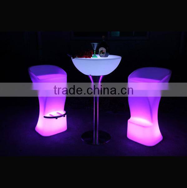 Wholesale Party Plastic Led illuminated Cocktail Table