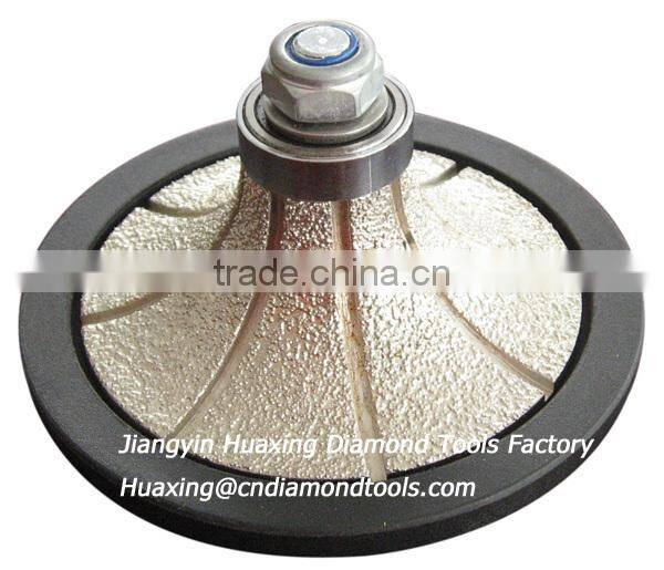 Vacuum brazed Diamond Hand Profilers for stone edge