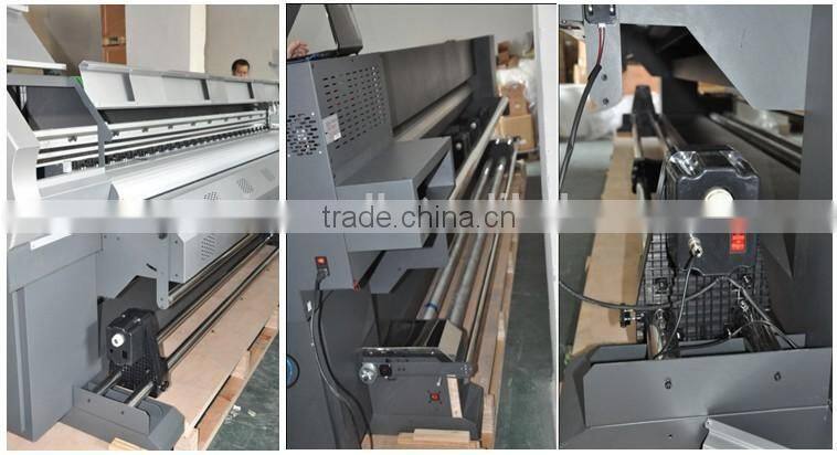 High quality High resolution dual head flex banner printer 3200MM