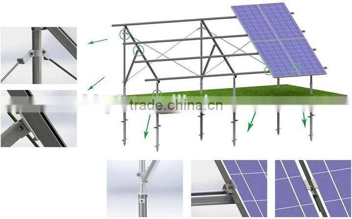 Solar Ground Mounting System support stand on sale china supplier