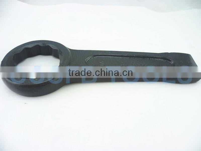 High Quality 45# Steel Slugging Ring Spanner,size 90mm 40 CR Striking Box Wrench,Hammer Ring Spanner