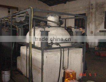 Waste Oil Distillation Device is specially designed for regenerating the black engine oil and diesel oil