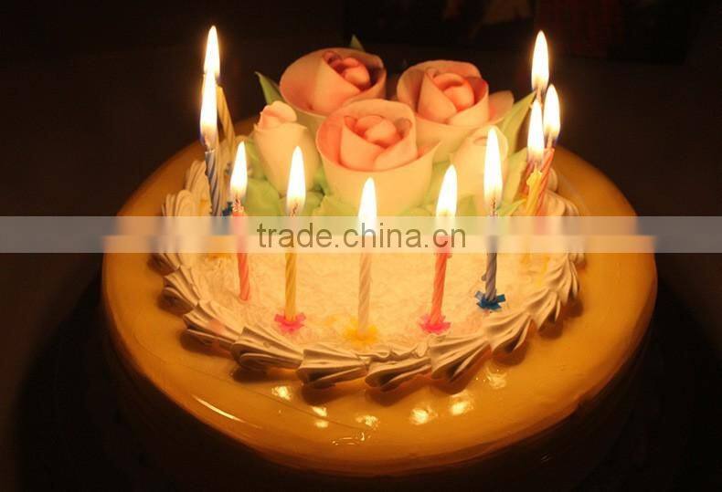 Factory Colour Screw Thread Birthday Candle Wholesale