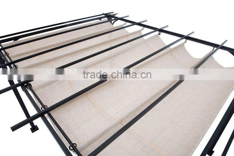 Patio Garden 10x10 Feet Grape Trellis Waterproof Metal Pergola