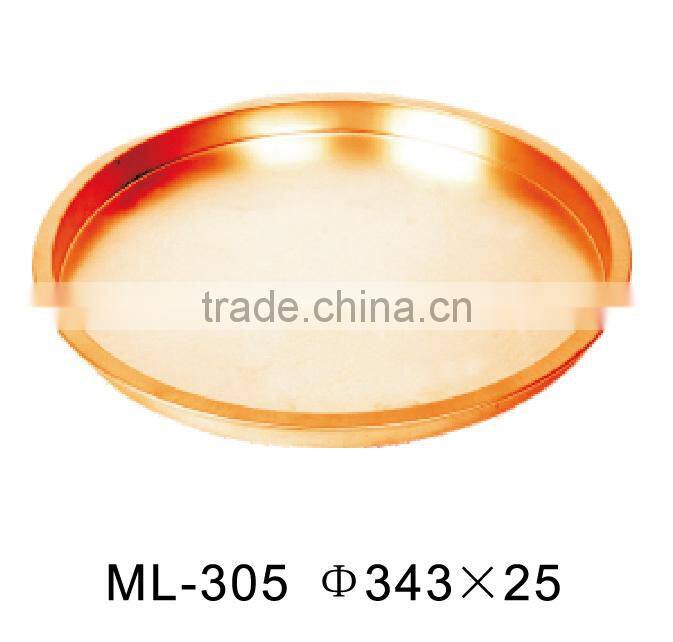 Wholesale round metal tray,metal material tin tray