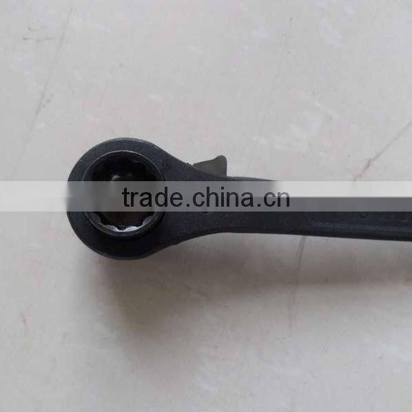 Chrome Vanadium Steel 19/21mm Podger Ratchet Spanner