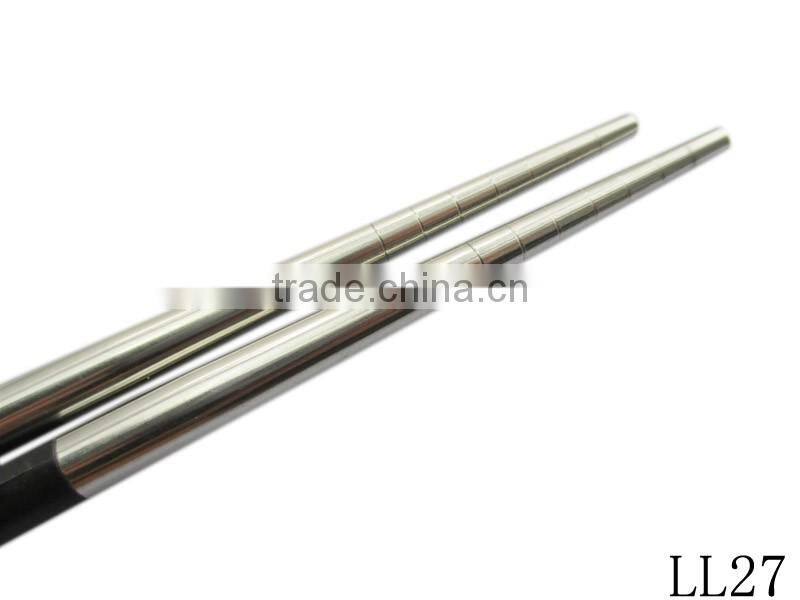 2016 new arrival colorful metal chopsticks with the plastic handle
