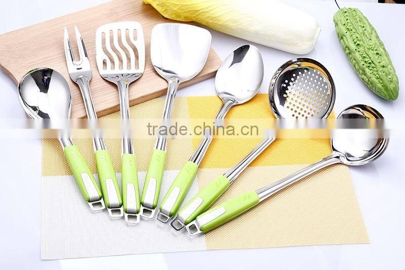 Long Handle Kitchen Cooking Slotted Turner BYX03