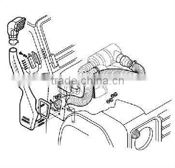 SS385HF Discovery 3 snorkel Land Rover 4x4 car snorkel