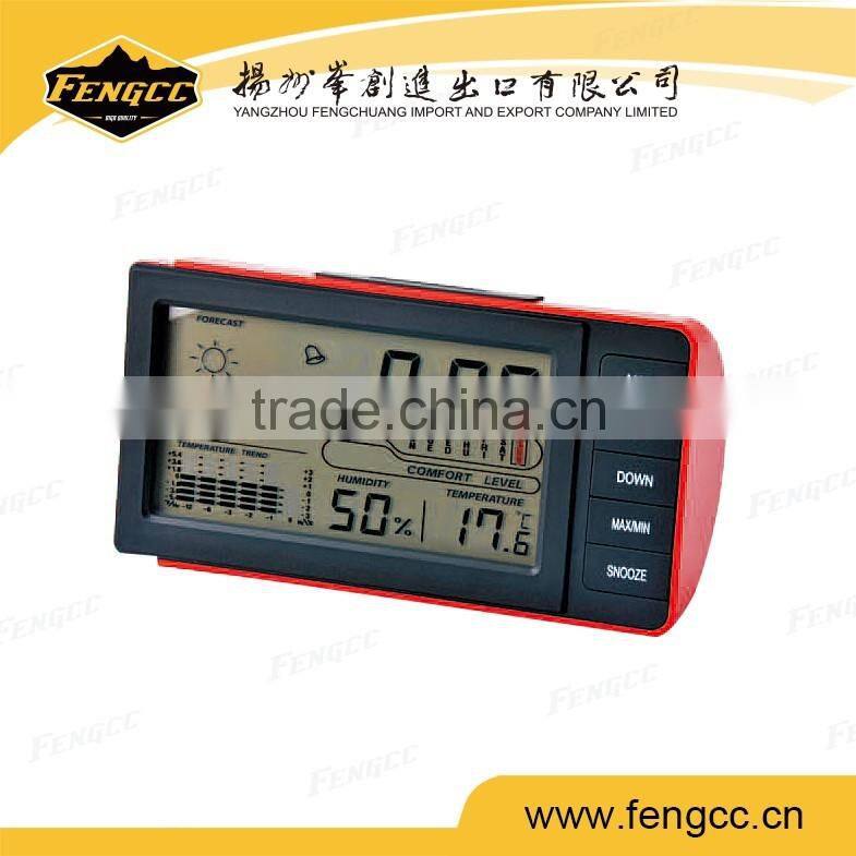 2016 hot sle office desktop square shape digit Alarm clock