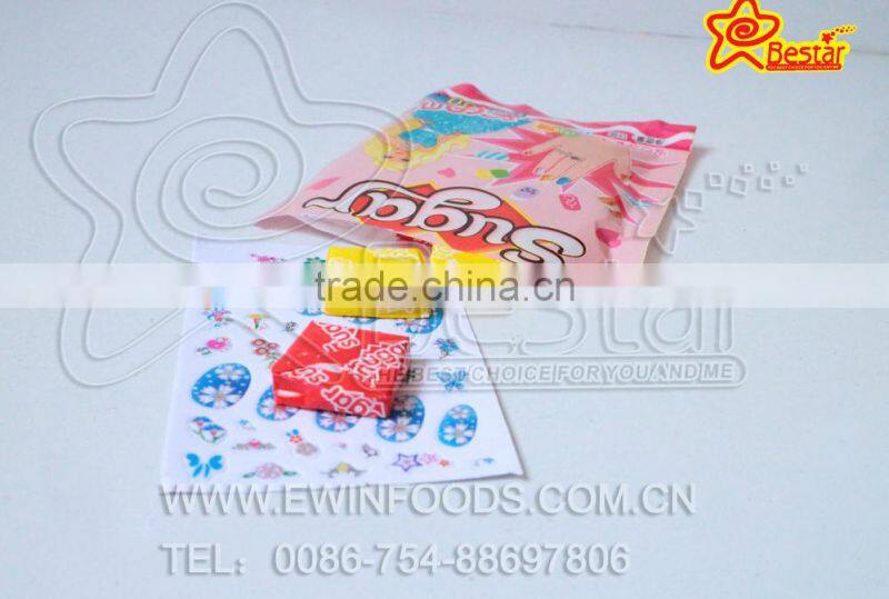 Mix Fruit Sugus Candy With Nail Sticker