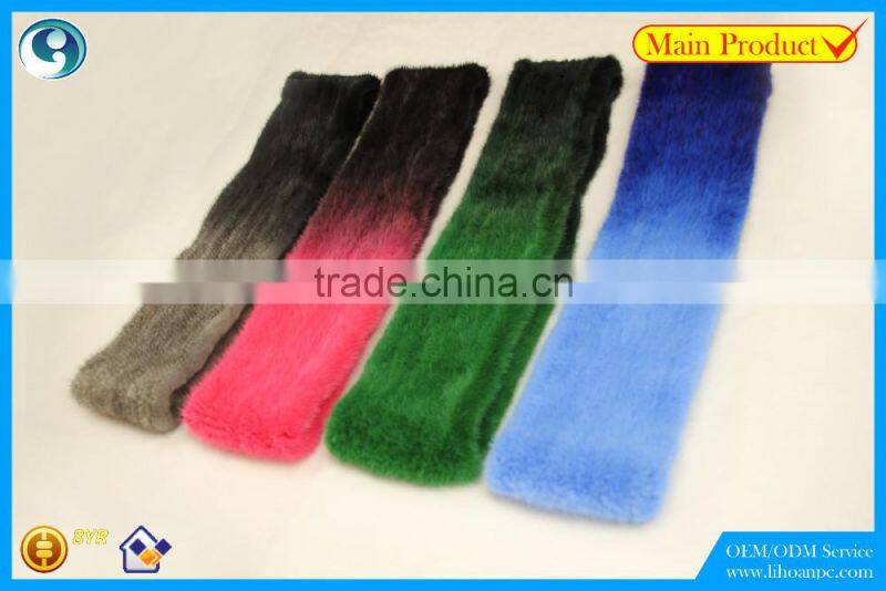 High Quality Knitted Mink Scarf