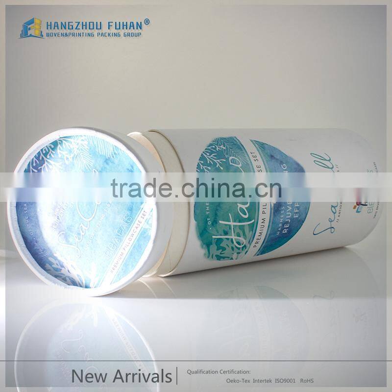 Wedding Favor Customized Logo Round Paper Cylinder Tube Packing Box