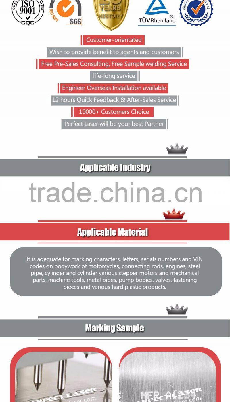 Perfect Laser PEQD-030 protable dot pin marking machine
