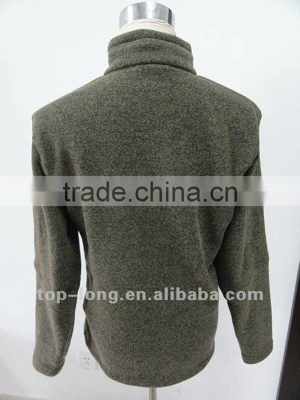 Outerwear sportswear with zip top for men hiking jacket