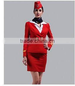 Vest Anf Skirt Set Airline Hostess Uniform