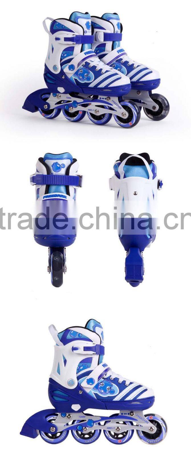 adjustable secure children inline skating wheels roller
