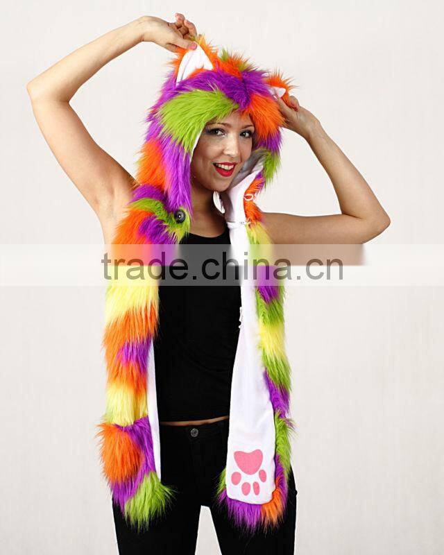 Faux Fur Winter Headwear Adult Contemporary Hat Manufacture