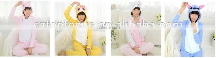 Sexy cat pattern cotton onesie adult spring jumpsuit pajama for sale