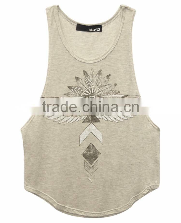latest design fancy camisole top open side tank top