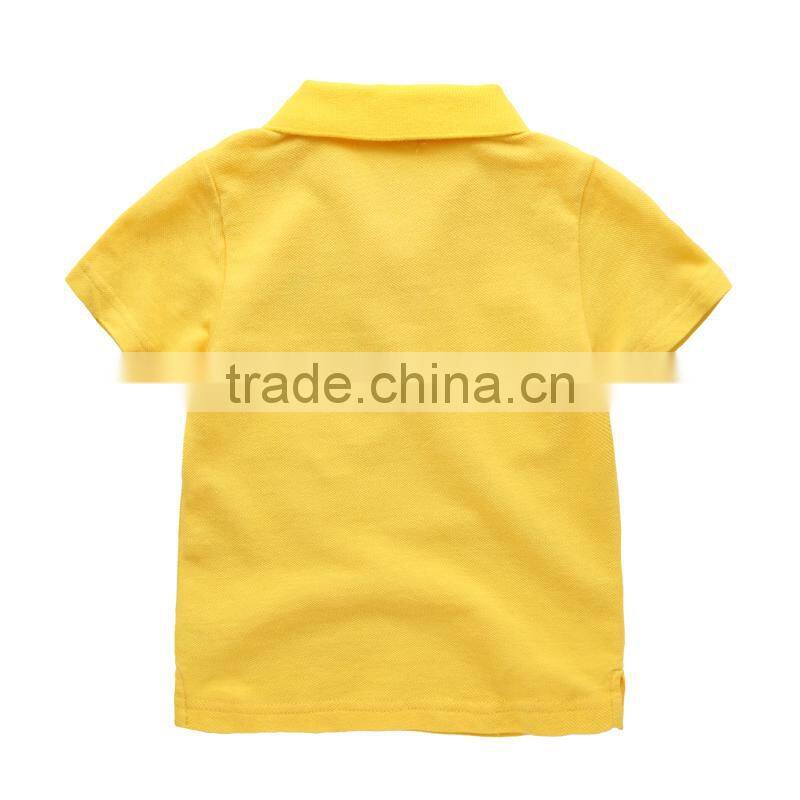 Custom cotton kids soft and thin cotton t shirts,plain polo t shirt children