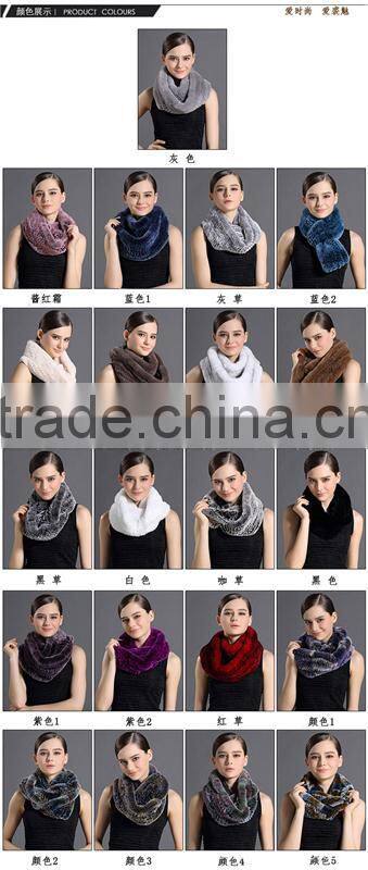 Lovely fur boa Raccoon Fur Scarf for Winter rabbit winter scarf