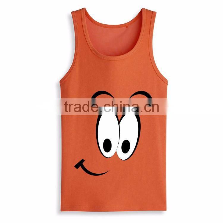 Bulk Cheap Price Latest Pattern Mens 100 Cotton Designer Casual Burnout Tank Top