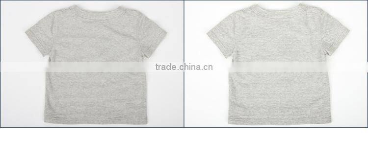 Girls plain T-shirts pajamas cotton sleeping wear