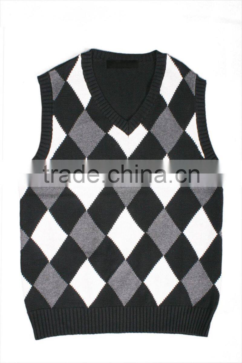 Wholesale Knit Pink Cool Sweater Vests