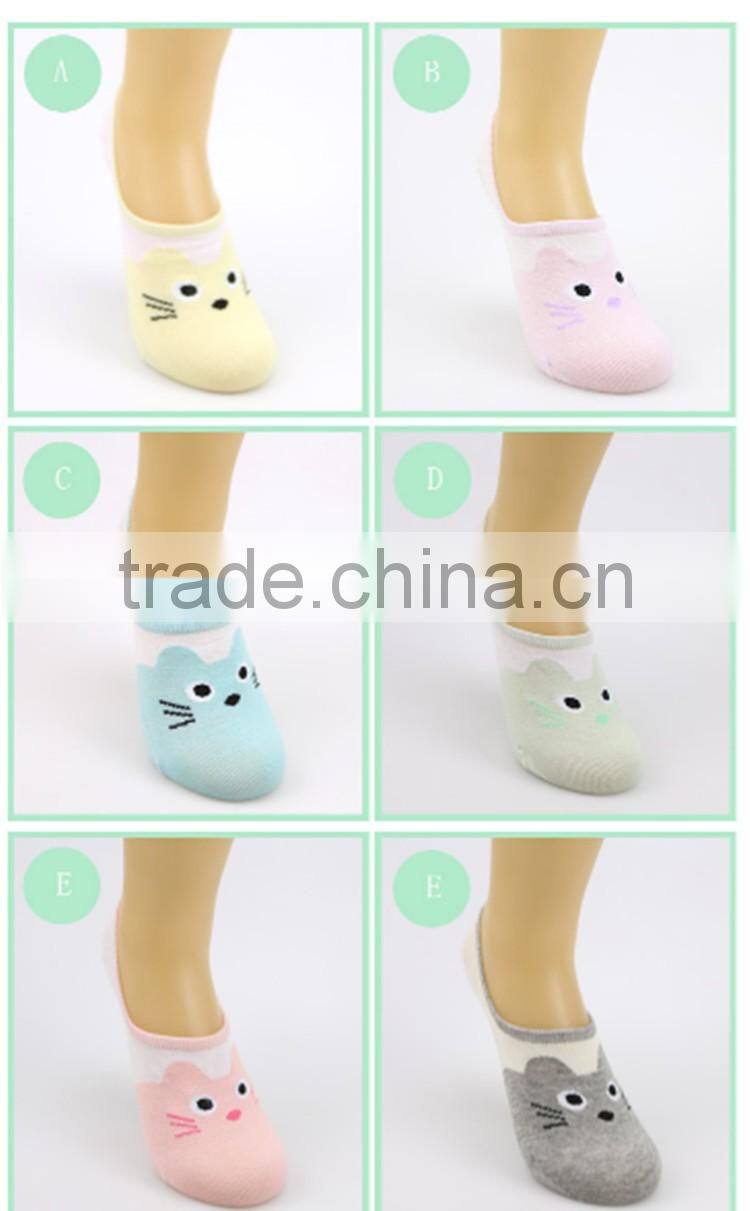 High Quality Female Animal Cat 6 Colors Cat Cartoon Socks Women Cotton Floor length sock for Lady Girl