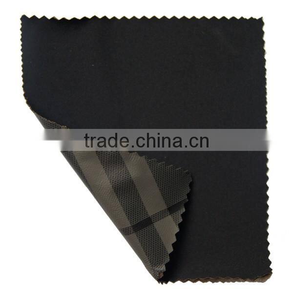100% polyester cloth material fabric with print lining