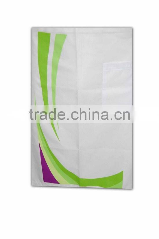 2015 design wholesale promotional solid color disposable white apron