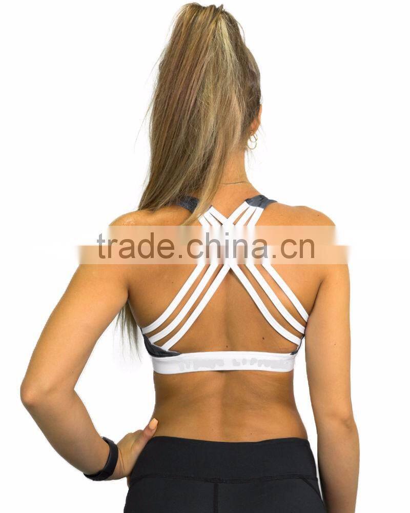 Custom Print Good Quality Lightweight Stylish Yoga Ladies Sports Bra